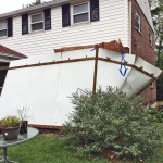 photo of collapsed sukkah